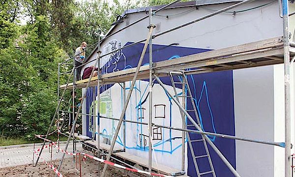 Graffitiprojekt - Vorzeichnung